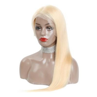 Full Lace Wig 613 Blonde Color Brazilian Straight Glueless 8 - 26 Inch Full Lace Human Hair Wigs with Baby Hair