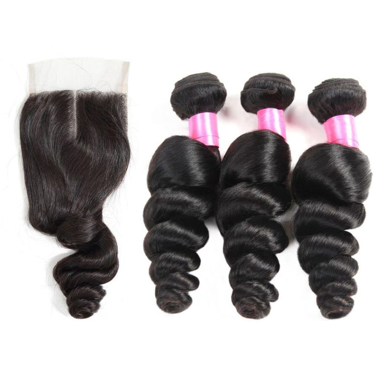 Bomb Hair Kinky Curly Hair Bundle with Closure Hair Wig