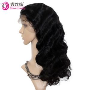 Hot Selling Remy Peruvian Virgin Human Hair Front Lace Wig Swiss Lace Wig