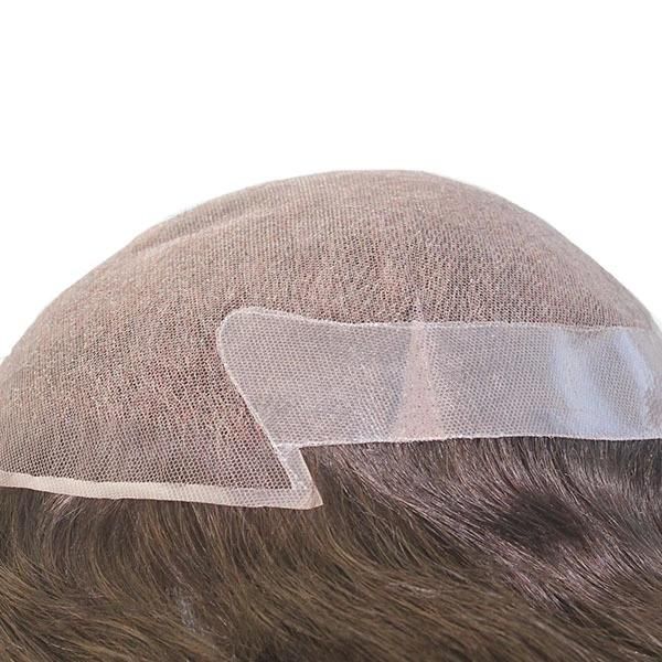 High Quality Custom Made Human Hair Toupee