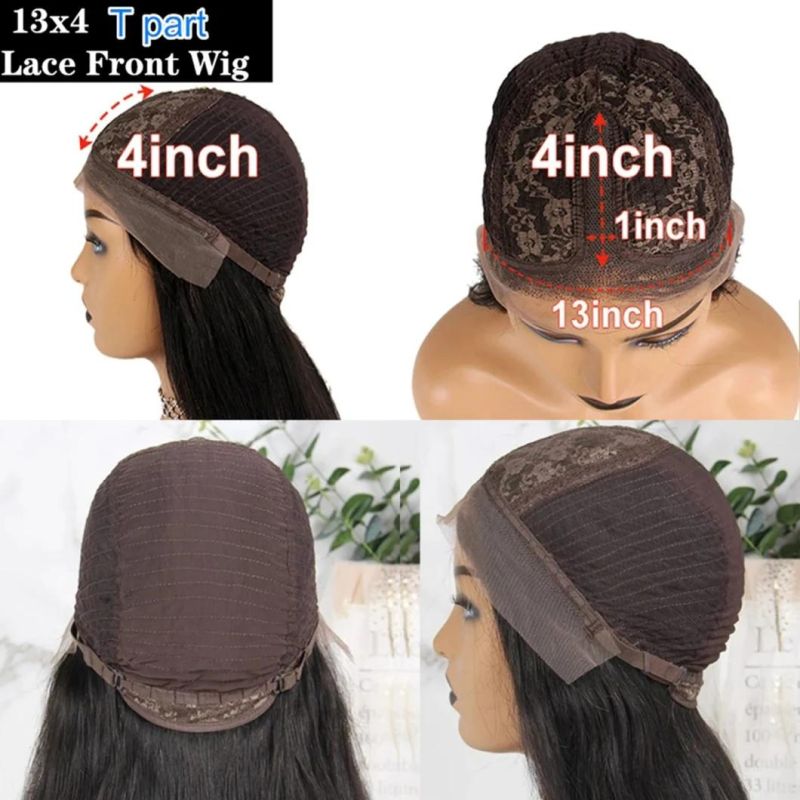 13*4 Synthetic Lace Front Wig Straight Hair Bob Wigs 1b/Dark Pink and 1b/Light Blue and Ombre Color and Green Color Lace Frontal Short Wigs for Women