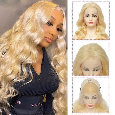 Body Wave Lace Front Wigs Human Hair Pre Plucked Bleached Knots with Baby Hair 4&times; 4 Brazilian Virgin Lace Closure Human Hair Wigs
