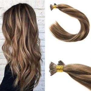 100% Remy Virgin Indian Keratin I-Tip Hot Fusion Hair Extensions