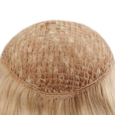 Integration Base Blond Color Women&prime;s Wig Good Quality Women Hair Systems