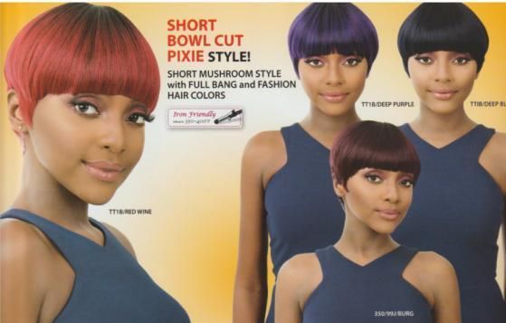 Sunlight 2022 Wholesale New Sunlight Bowl Cut Pixie Wig Brazilian Indian Human Hair Short Mushroom Bob Style Wig