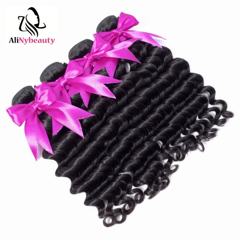 Alinybeauty One Donor Cuticle Aligned Raw Brazilian Virgin Human Hair Loose Wave Hair