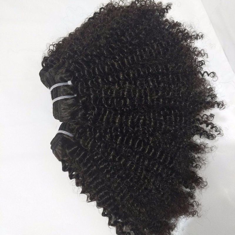 Tangle Free Brazilian Human Hair Extension Afro Kinky Virgin Hair