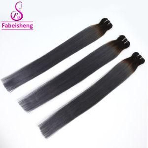 Wholesale Unprocessed Virgin Peruvian Human Hair Extensions Straight Hair of The Grey Color