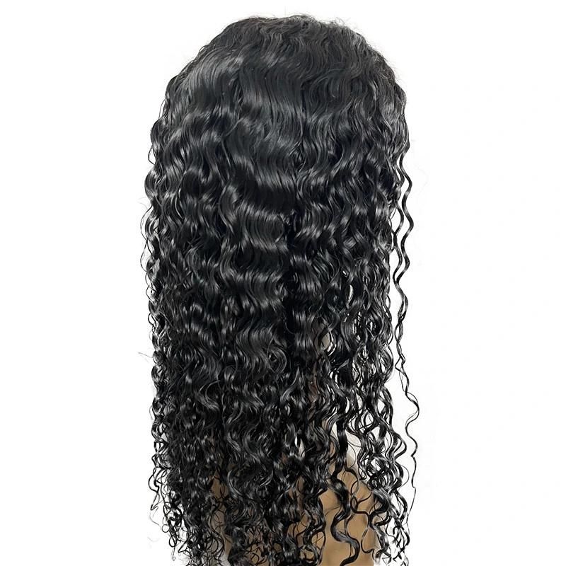 Water Wave Brazilian Human Hair Wigs 4*4 Lace Front Wigs for Black Women