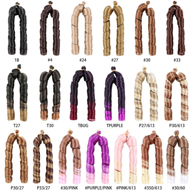 Loose Wave Crochet Synthetic Hair Extensions Curly Crochet Hair Braids