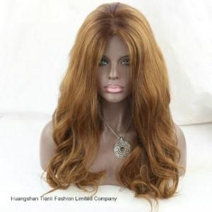 26&quot; 28&quot; 30&quot; Ombre Blonde Brazilian Human Hair Body Wave Wig