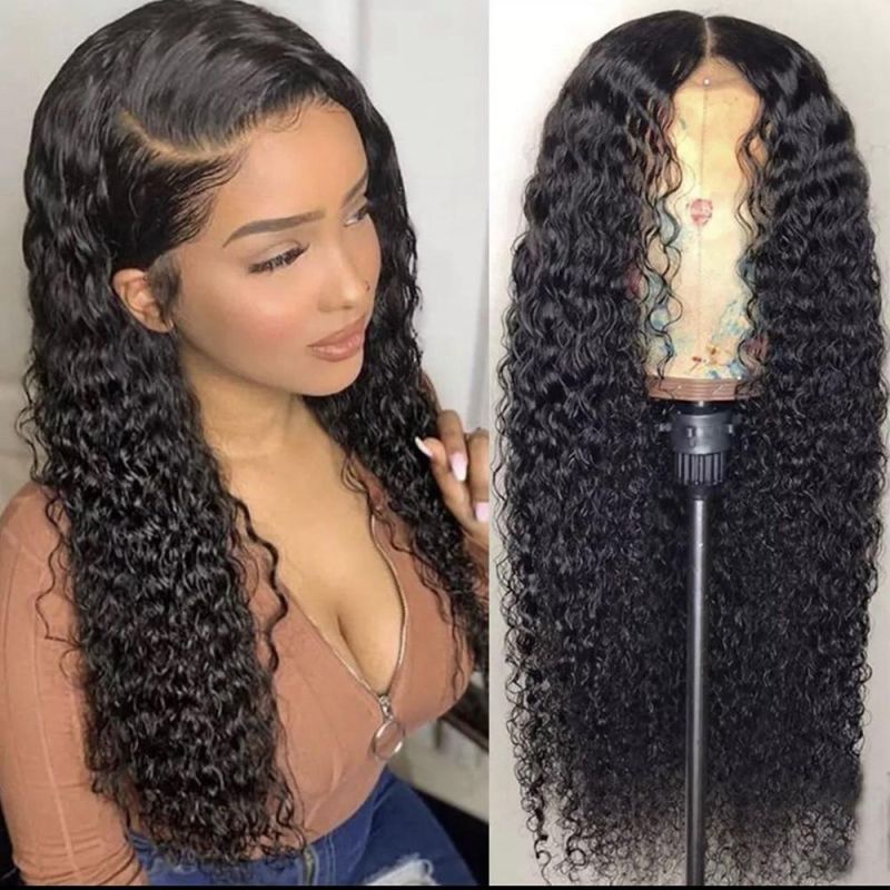 Kbeth Human Hair Wig for Ethiopia Black Women Kinky Curly Brazilian Custom 26 28 Inch 100 G Swiss HD Film African American Lace Frontal Wigs Vendor