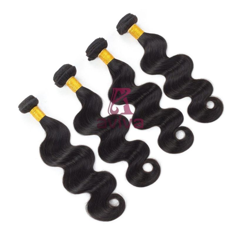 Brazilian Body Wave Hair 8"-30" Human Hair Extension Non-Remy Hair Natural Color