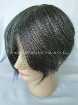 2022 Most Natural Clear PU Base Men&prime; S Hair System Made of Remy Human Hair