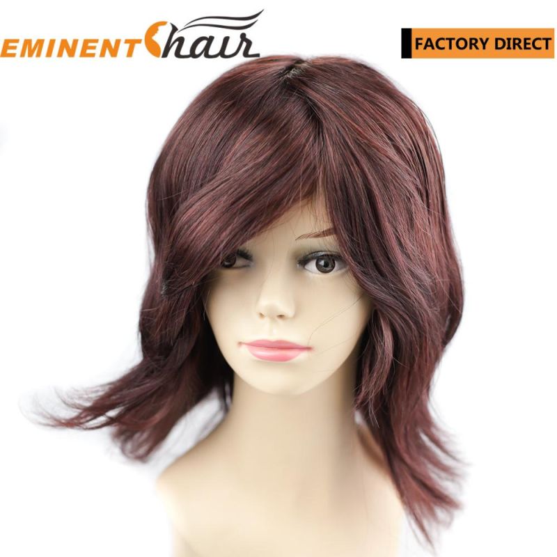 Factory Direct Natural Effect Women Virgin Hair Lace Wig