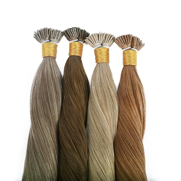 12A Virgin 100% Raw Kinky Straight Double Drawn I Tip Human Hair Extension