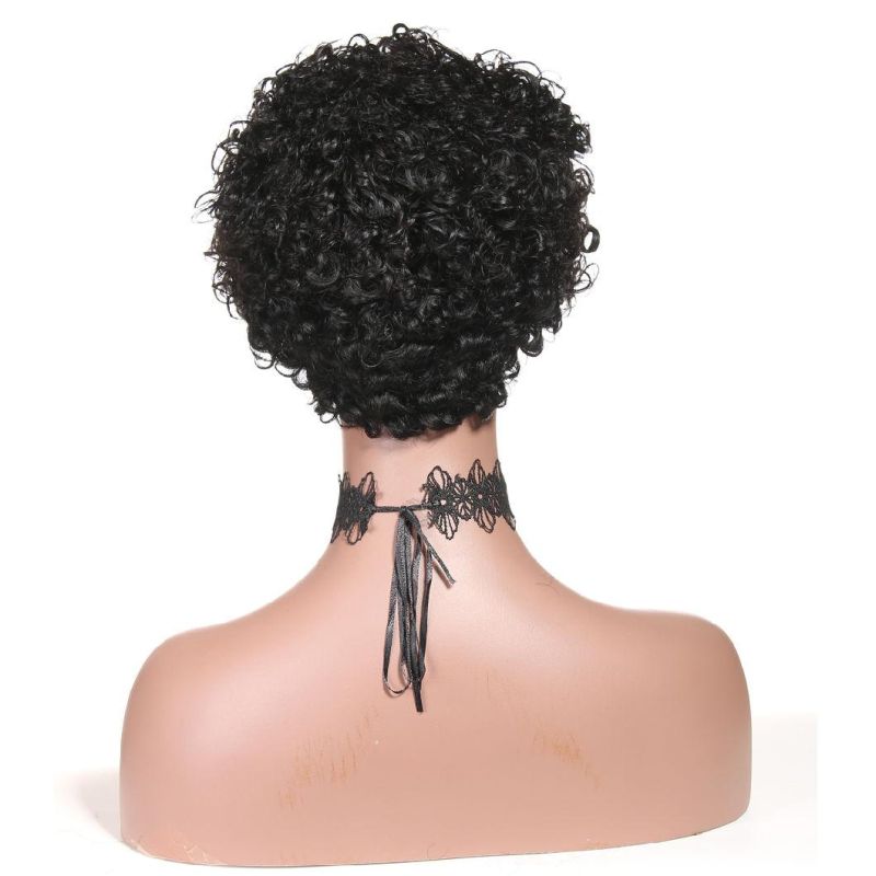 Short Curly Human Hair Wigs for Black Women 100% Brazilian Short Human Hair Wig