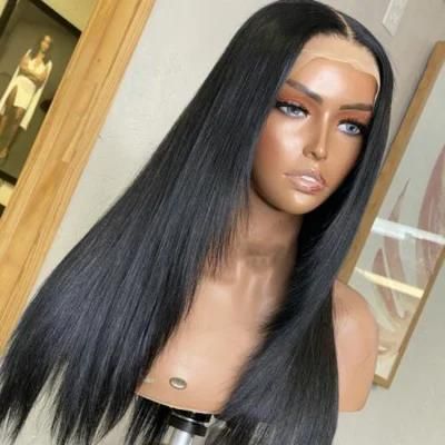 Alinybeauty Lace Front Wig Remy Virgin Full Lace Wigs Human Hair Straight Body Weave Human Hair Wigs for Black Women Transparent Swiss