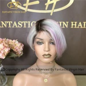 Top Qualtiy Chinese Virgin/Remy Human Hair Full/Frontal Lace Wig with Amazing Color