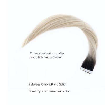 Tape Human Hair Extension Balayage Color #1b 4b 27b Skin Weft Human Hair Straight Remy Hair Adhesive Tape Hair