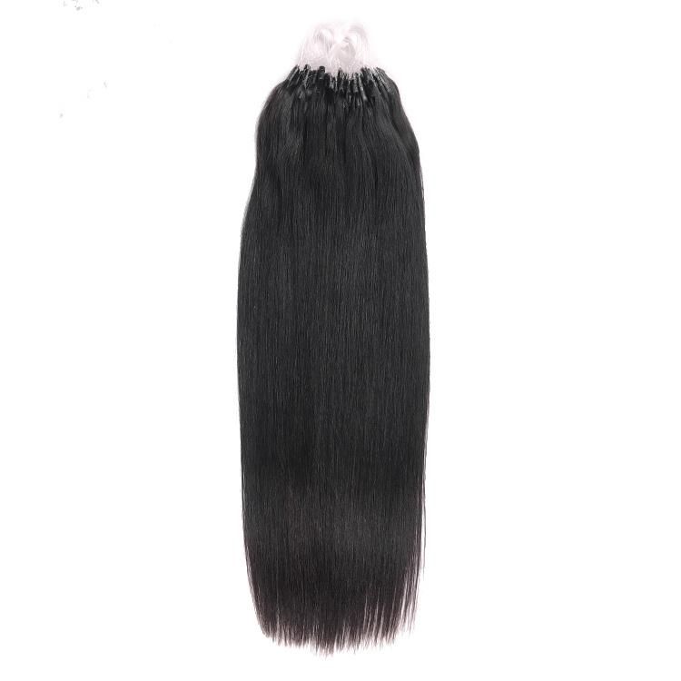 Cheap Wholesale Straight Cuticle Aligned Micro Ring Hair Extensions for Black Hair