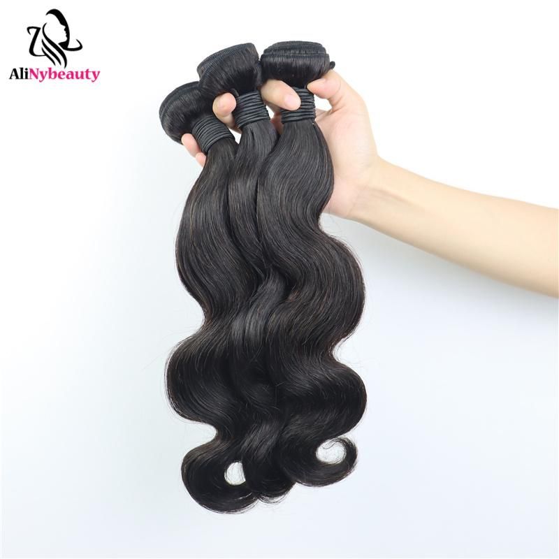 Body Wave Human Hair Bundle Extension with HD Lace Closure 4X4 Wholesale 12A Brazilian Cuticle Aligned Raw Virgin Hair Supplier
