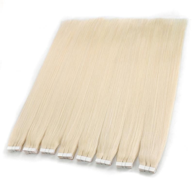 Wholesale 10A Russian Tape in Hair Extensions Virgin Human Tape Hair