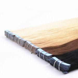 Double Drawn Brazilian Virgin Remy Human Hair, Tape Hair Extensions Huan Hair Extensions