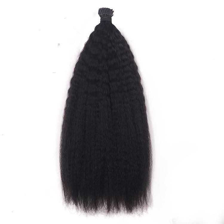 12A Raw Virgin Hair Cuticle Aligned 4c Texture I Tip Human Hair Extension