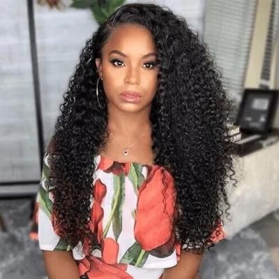 Kbeth 360 Lace Frontal Wigs 20 Inch Kinky Curly 100% Human Hair Lace China Remy Custom China Wigs with Baby Hair