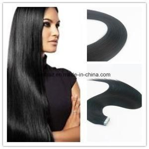 Hot Selling Wholesale Natural Color Tape Straight Brazilian Hair Weft Hair Weaving PU Hair Extension