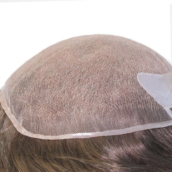 Custom Made French Lace Man Toupee Remy Hair
