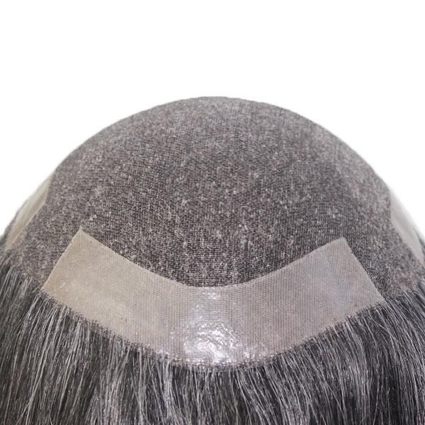 Full Hand Made Custom Made Human Hair Men′s Hairpieces
