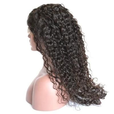 Riisca 10A Grade Human Hair Curly Full Lace Wigs for Black Women with Baby Hair