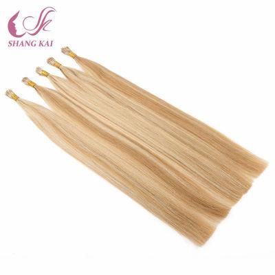 Silk Straight Full Cuticle Blond Stick/I-Tip Hair Extension