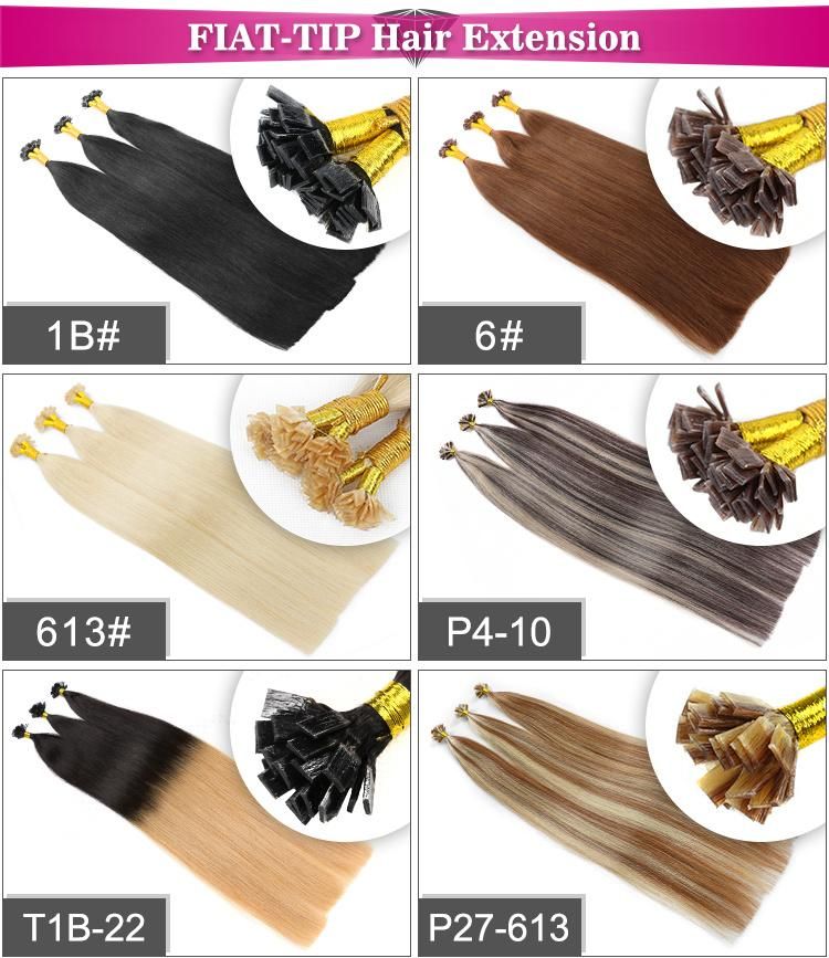 Full Cuticles Double Drawn Remy Human Hair Utip Russian Human Hair Extension