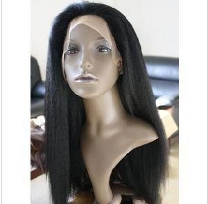 Yaki Straight Human Hair Full Lace Wig