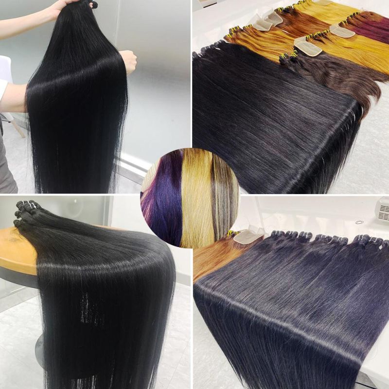 10A Grade Straight Virgin India 100% Human Hair Weave Bundles