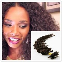 Alibaba Best Quality 100% Brazilian Human Hair U-Tip Hair Extnsions Pre-Bonded Hair Extensions