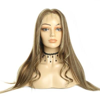 Human Hair Lace Frontal Wig Straight Wave Middle Part Colored Wig Brazilian Remy Hair Wigs Preplucked Hair