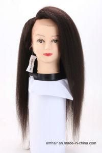Kinky Straight 1b# High Quality Hot Selling 130% Density Human Full Lace Hair Wig