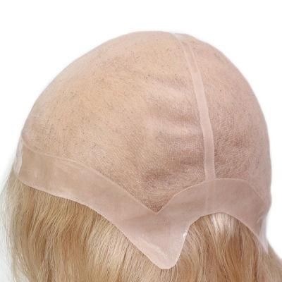 Lw1066 Fine Mono with PU Coating All Around Durable Wig for Women