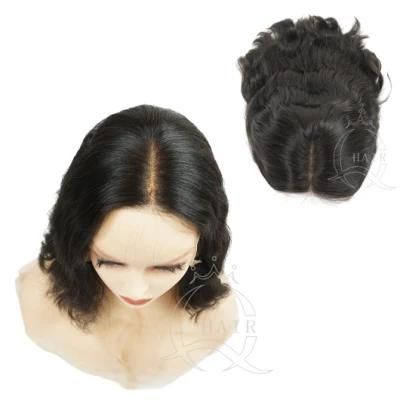 Human Hair Wigs Cuticle Aligned Wave Brazilian Hair Swiss Lace Top Human Hair Wig