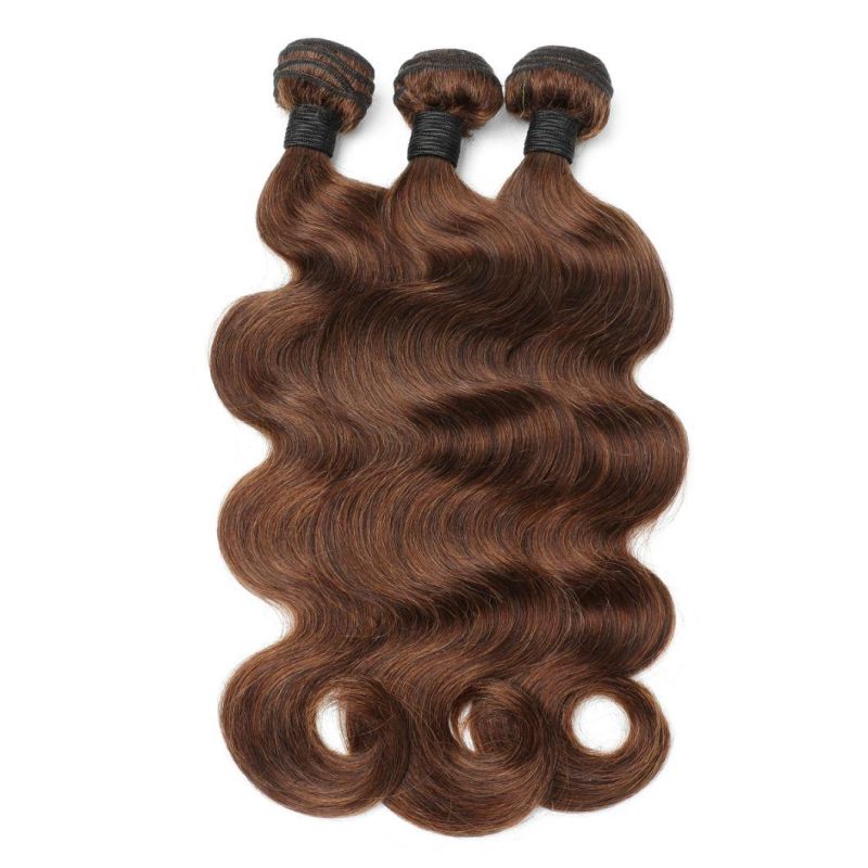 100% Raw Unprocessed Virgin Cuticle Aligned Human Hair Extensions, Peruvian Bulk Hair Loose Wave Bundles with Lace Closure