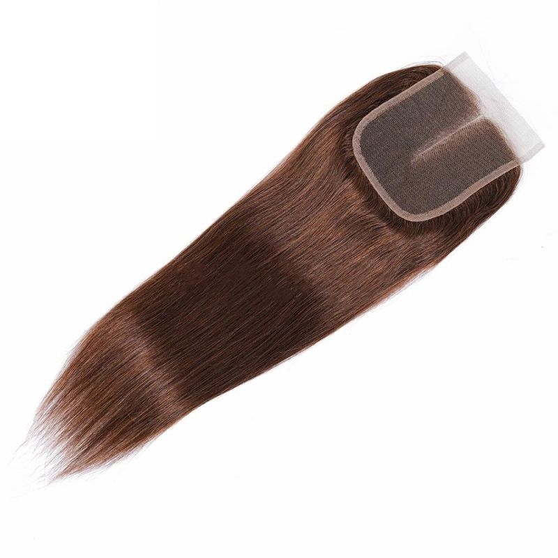 Closure Frontale Virgin Hair Bundles with Closure 4X4 Closure Wig Human Hair