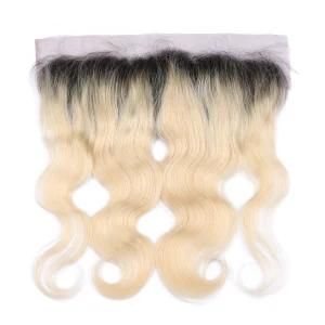 #1b/613 Blonde 13*4 Lace Frontal 100% Unprocessed Human Hair in Stock