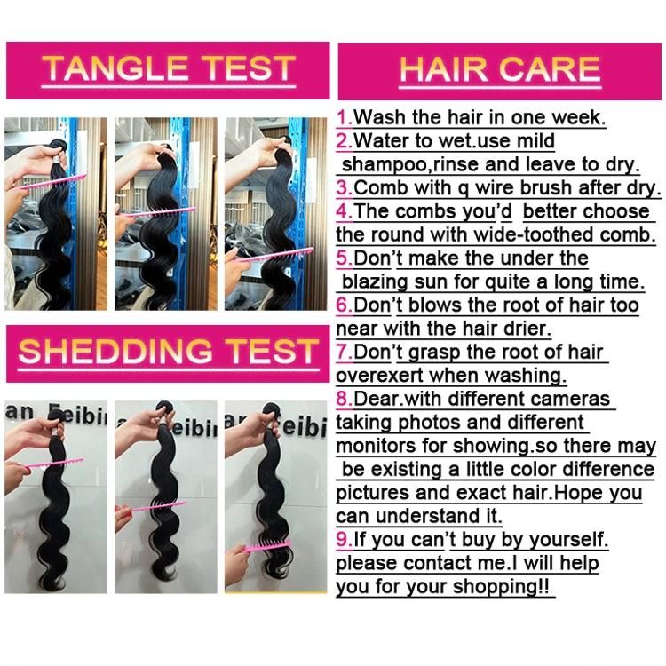 Hair Manufacturer Human Hair Wigs 613 Body Wave Bundles Attachment