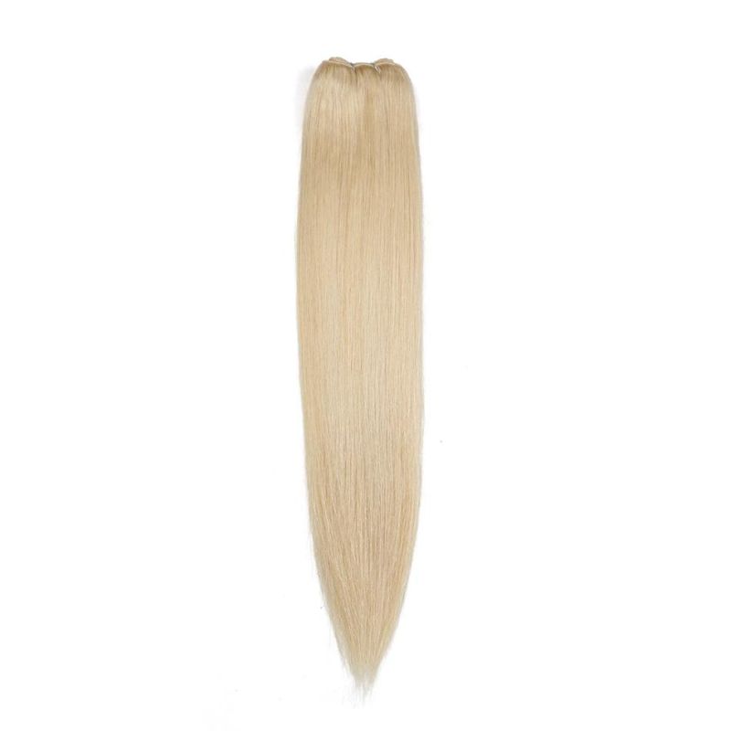 Color 613 Brazilian Blonde Remy Human Hair Bulk, Virgin Hair 10-30 Inch, 10A Grade Unprocessed Human Hair, No Shedding and No Tangle