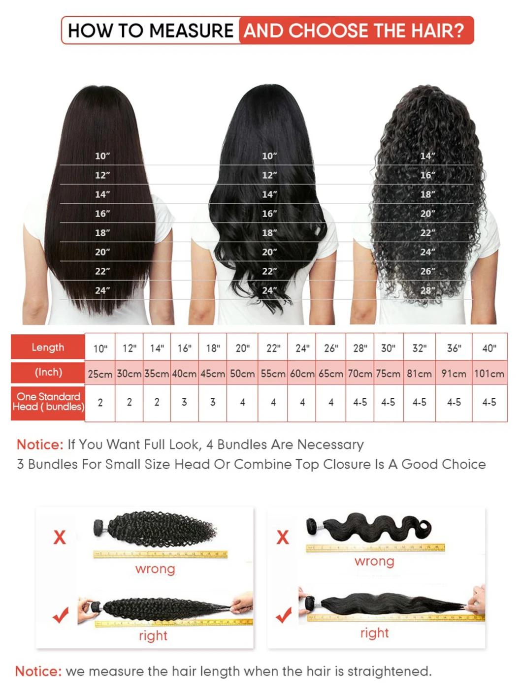 Body Wave Remy Raw Virgin Unprocessed 100% Human Hair Water Wave Extensions Bundles 10-30 Inches Brazilian Human Hair