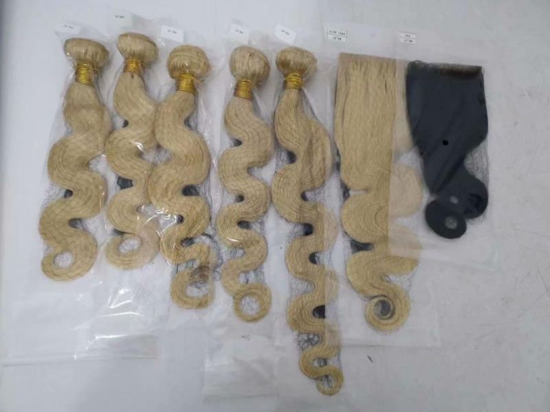 Raw 613 Virgin Blonde Human Hair 613 Hair Vendors Body Wave